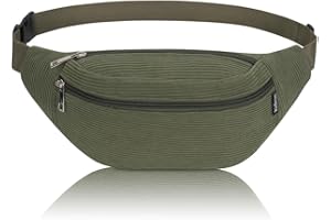 RIDIRUN Sac Banane, Sac à la Taille Ceinture de Course Homme Femme Sacoche Banane Réglable pour Cyclisme Gym Balade Escalade Voyage Randonnée Vacances (Vert Encre)