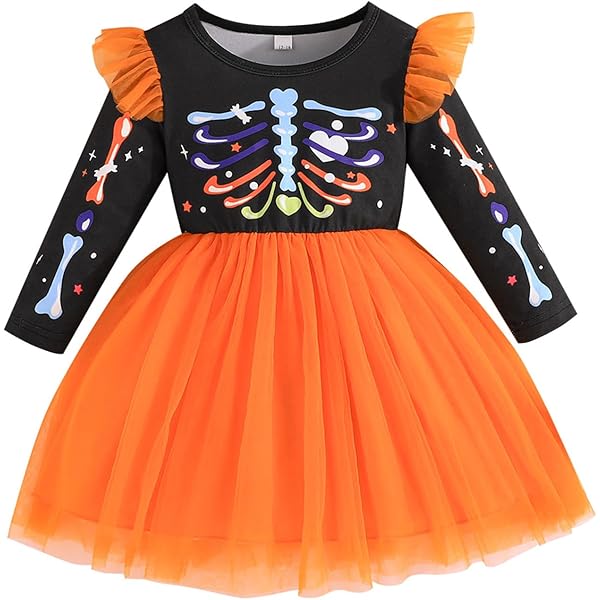 Kunyeah Robe Tutu Pour Bébé Fille Pour Halloween Costume Pour