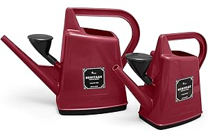 etree Heritage Watering Can with Rose Florentine Red Complete Set (5L + 10L)