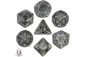 Q WORKSHOP Q-workshop Set Dadi Elfici Translucido, Multicolore