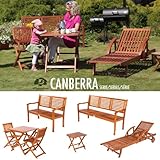 ultranatura sonnenliege eukalyptus werbebild mit verschiedenen produkten