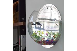 SimpleLife - Maceta para Colgar en la Pared con Burbujas para Acuario, tazón de Peces, Acuario, decoración del hogar