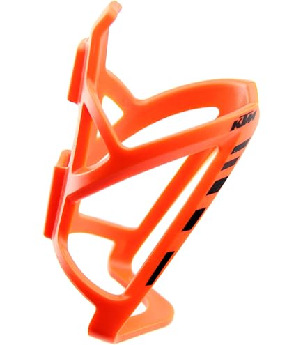 Porte-gourde KTM Pour Vélo - Support Bouteille Plastique Avec Logo, Noir/orange