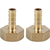 Lot De 16 Raccords Laiton + 10 Pinces Pour Tuyaux Eau, Air, Carburant