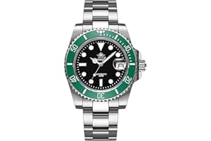 ADDIESDIVE Automatyczne zegarki męskie zegarek nurkowy 200m wodoodporny BGW9 świecący pasek ze stali nierdzewnej zegarki dla mężczyzn prezent dla mężczyzn H3