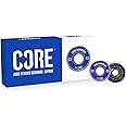 CORE ABEC 11 Skateboard Bearings - Pack of 8/4 Premium Sealed 608 Bearings for Skateboards, Longboards, Stunt Scooters and Roller Skates (8 Pack, Blue ABEC 11)