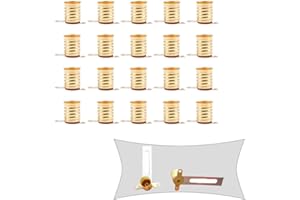 SZETOSY GOODCHANCEUK Presa per lampadine E10, 20 pezzi, base a vite in rame per progetti elettronici