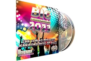 2023 karaokediagram träffar CDG-skivpaket. De 40 mest populära poplåtarna 2023. Mr Entertainer Big Hits