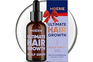 Moerie Hair Growth Serum 50 ml - for Accelerating Hair Growth & Against Hair Loss in Women - Hair Growth Scalp Serum - Hair Growth Hair Serum Oil - Anti Hair Loss Hair Oil - Scalp Oil