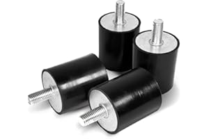 ROLKELY 4 Pack New Upgrade Tamper Rubber Shock Mount Compatible with Wacker Neuson Plate Compactor Rammer WP1540 WP1550 VP1135 VP1340 VP1550 VP2050, Vibration Isolators/Shock Absorber 5100016316