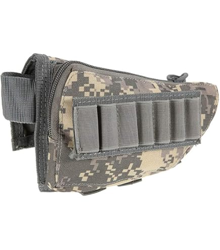 Tactical 6-Schuss Munitionshalter Für Schrotflintenschaft – 12/20 GA, Elastisch & Neopren, Für Jagd & Airsoft Tactical 6-Schuss Munitionshalter Für Schrotflintenschaft – 12/20 GA, Elastisch & Neopren, Für Jagd & Airsoft