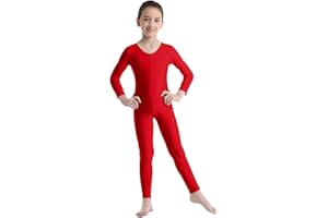 CHICTRY Bambina Body da Ginnastica Bodysuit da Balletto Jumpsuit da Ballo Tuta Sportiva Intera Abito da Danza Classica Allenamento Fitness Yoga