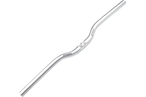 Sonstige Guidon VTT en aluminium Argent pour un blocage 25,4 mm, 9°