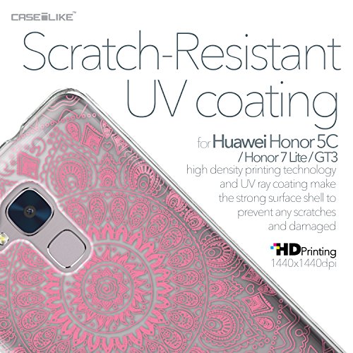 CASEiLIKE Funda Honor 5C  Carcasa Huawei Honor 5C Honor 7 Lite GT3  Arte indio de la l  nea 2062  TPU Gel silicone protectora cover