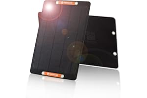 FLEXSOLAR Panel solarny z przyłączem USB, ładowarka solarna 6 W, 5 V, IP67, wodoszczelna ładowarka solarna USB do majsterkowania, smartfonów, powerbanków, małych wentylatorów, kamery monitoringu na zewnątrz