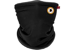 Isi med Scaldacollo termico con tessuto interno in fibra d’Argento Idrorepellente Traspirante e termoregolatore Neck tube tecnico per Uomo Donna e Bambino