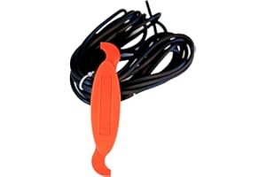 Windhager Cavo in gomma per protezione dagli insetti per fissare teli per zanzariere, diametro 6 mm x 5 m, antracite, incl. utensile per tubazioni, 03626 [La confezione può variare]