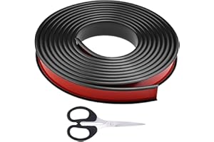 DAGORD Nastro Autoadesivo per Bordi dei Mobili a Forma di U 5mx18mm Bordatura Autoadesiva per Mobili a Forma di U Banda per Bordi in Impiallacciatura Flessibile Autobloccante in TPE per Armadi Armadi