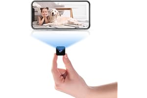 IRIPLEZO Mini Kamera, 4K HD Überwachungskamera, Kamera Überwachung Innen, Live Übertragung Handy APP, WLAN Videoüberwachung Mit Akku, Kleine WiFi Babyphone