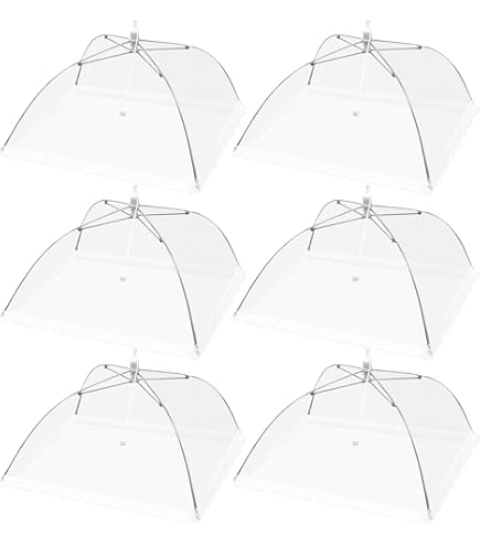Rivama Voedselhoezen voor buiten, 2 stuks (40 x 24 ) 2 stuks (17 x 17) Mesh