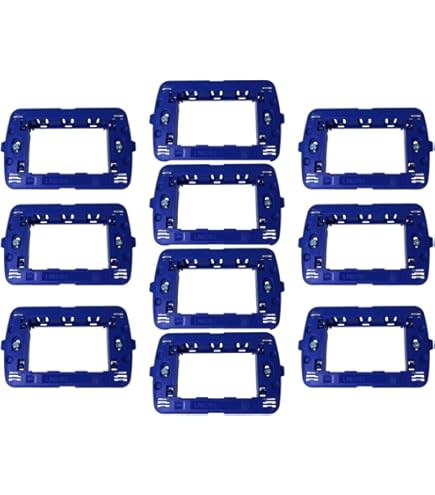 Support 4 Places Elektronova Pour Boîtiers Encastrés BTicino LivingLight - Lot De 4, Installation Facile Et Sécurisée