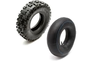 DCO NEUMÁTICO DELANTERO RUEDA CUBIERTA GOMA CON CÁMARA DE AIRE MINI QUAD 4x10-6