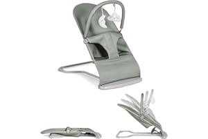 MS BabyWorld – Lullaby – Hamaca para Bebé 2 en 1 | Mecedora y Silla Reclinable | Vaivén Natural | Plegable | Arco de Juegos | Vibración Suave | Para Recién Nacidos hasta 9 kg