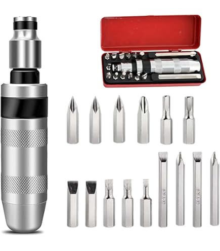 Cacciavite A Croce Con Testa A Percussione BRILLIANT TOOLS PH2 - Per Viti Bloccate, Made In Germany - Foto 7