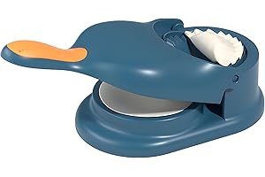 Retoo Teigtaschen und Knödelmaschine, 2 in 1 Dumpling Maker mit Füllhilfe, ergonomischer rutschfester Griff, BPA frei, antihaft, einfache Reinigung, spart Zeit, perfekt für Ravioli, Wontons, Pelmeni