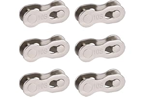 DOUKESH Cadena de Bicicleta 10 Velocidades,Eslabones Perdidos de Bicicleta,Eslabones de Cadena de Bicicleta de Acero Inoxidable,Cadena de Liberación Rápida de Bicicleta,Cadena de Enlace Rápido Reutilizable