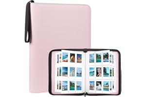 RUIBYTREE 540 Pockets Large Photos Album for Polaroid 2x3 Inch Film, Photos Book for Fujifilm Instax Mini Instant Camera, Kpop Photo Card Holder Handball (Pink)