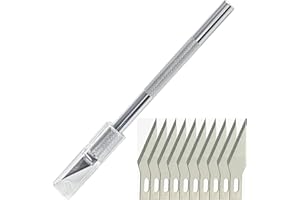Grapelet Scalpel avec 5 lames de rechange - Cutter de précision