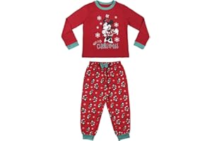 CERDÁ LIFE'S LITTLE MOMENTS - Pijama Chica de Mickey Mouse - Pijama Familiar a Juego de Navidad 100% Algodón - Licencia Oficial Disney