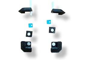 Carreler Push-Open magnetlucka, osynlig och diskret teknisk åtkomst - komplett kit med 2 luckor med fästen, magneter och fästen - kakelverktyg 2.0