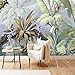 Produktbild ADDFLOWER Bananenblatt Tapeten Für Wände 3 D Wandbild Tapete 3D Wandbilder Luxus Wohnkultur Restaurant Hintergrund Regen Wald Tapete, 250X175 Cm (98,4 Von 68,9 In)