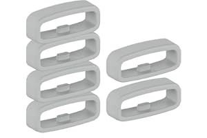 Chofit Replacement Secure Rings Compatible with Garmin Venu Sq 2/Venu 2 Plus/Vivoactive 6/epix Pro 42mm/Approach S70 42mm Silicone Connector Keepers Fastener Ring Holders Security Loop