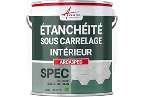 Etancheite sous carrelage, spec douche et salle de bain, cuisine, imperméabilisation placo Arcaspec - 5 kg - ARCANE INDUSTRIES