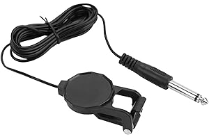 NAROOTE Pastilla de guitarra acústica Pastilla de micrófono con clip de excelente efecto, para guitarra acústica Guitarra popular