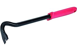 TEC HIT 170300 - Arrache Clou - Gainé - Tête en Acier Trempé et Manche en Caoutchouc - 300 mm x 12 mm - Rouge/Gris