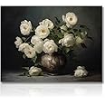 NymphFable Dazzlewall Vintage Flower Wall Art Print, Antique Floral Oil Painting, Flowers Still Life Wall Art Poster for Bedroom Living Room Decor 12x16 in Unframed