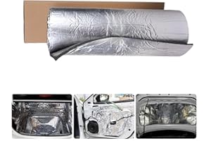Anttyscar Dämmmatte Auto Schallschutzmatte Isolierung Matte Schaumstoff, selbstklebende Mattenrolle, Feuerfest, Feuchtigkeitsfest, Wasserdicht,200cm*50cm*10mm