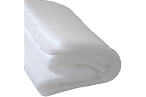 NURTEXTIL24 Volumenvlies Meterware 2m Länge 3cm Dicke 160cm Breite QUILT 300g/m² Polstervlies 30mm Höhe Waschbar Watte Polsterwatte Diolenwatte Vlieswatte Füllung Kissen Decke Sofa Polsterung