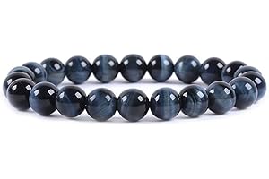 J.Fée Pulsera 7 Chakra, Pulsera Piedra Natural Hombres Pulsera Elástica Pulsera Piedra Naturales Mujer Pulsera de Color Cristal Yoga Mujer Hombres Navidad