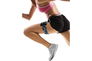 ‎KAIO-DIA Beingurt für Insulinpumpe, verstellbar, inkl. Tasche, Stirnband für Diabetiker (38 – 78 cm – 14,96 – 30,71 Zoll)