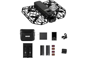HOVERAir X1 PROMAX 8K Action Flying Camera, Foldable Drone with Camera with 26Mph Follow Speed, 10+ Fully Automatic Flight Modes, Fly Anywhere with OmniTerrain, SmoothCapture 2.0(Cycling Combo)