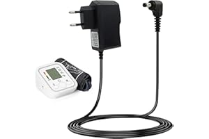 Netzteil 6 V Ladegerät Blutdruckmessgerät Kompatibel mit Omron, X2/X2 Basic X3/6 Comfort, X4/7 Smart, M2 Basic, M3/M3 Comfort, M4, Intelli IT, M7 Intelli IT, hhp-cm01, M400/500/700, Netzadapter