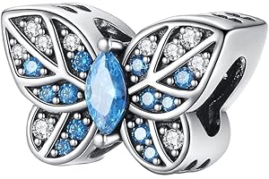 LNQOBU Bracciale per Charm Donna Argento Sterling 925 è Adatto a Bracciali e Collane da Donna