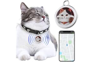 Fiorky GPS Tracker dla kotów i psów, śledzenie lokalizacji w czasie rzeczywistym, wodoodporna obroża GPS dla małych kotów i psów
