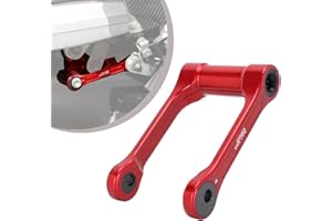 JFG RACING Motorcycle Rear Progression Suspension Linkage,Lowering Link Aluminum for CRF250L CRF250L RALLY CRF250RA/RAL CRF250 RALLY XR650L XR250 RL-Red