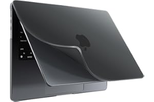 BlueSwan Funda PP Compatible con MacBook Pro 16 Pulgadas M4 M3 M2 M1 Pro/MAX 2025 2024 2023 2021, A3186 A3403 A2485 A2780 A2991, Carcasa PP Duradera, Antirozaduras - Negro Mate